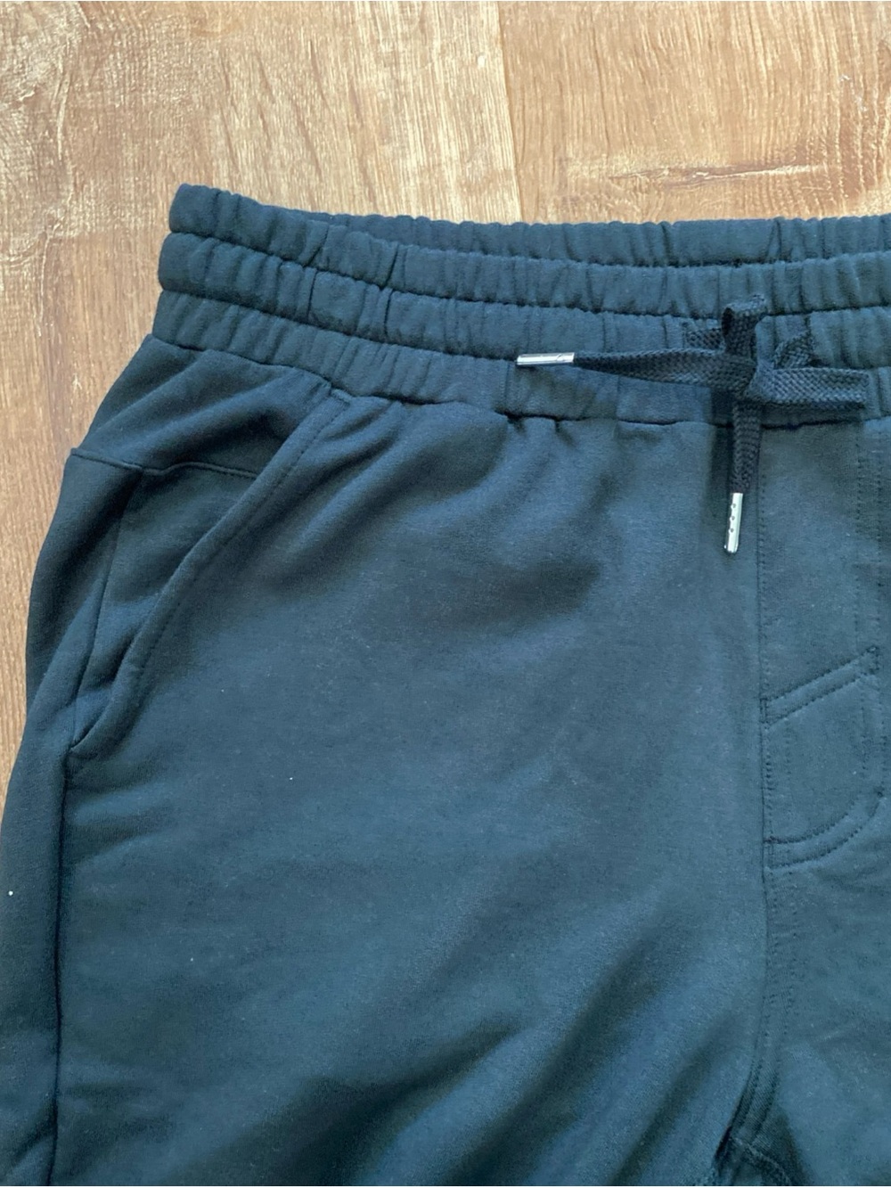 Quince Supersoft Fleece Jogger Mens Small Black Athleisure Gym Everyday Comfort - Picture 6 of 13